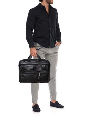 TUMI Leather Bag 96060D4 Black